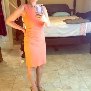 Kenneth Cole Ruched Bodycon Sheath Dress